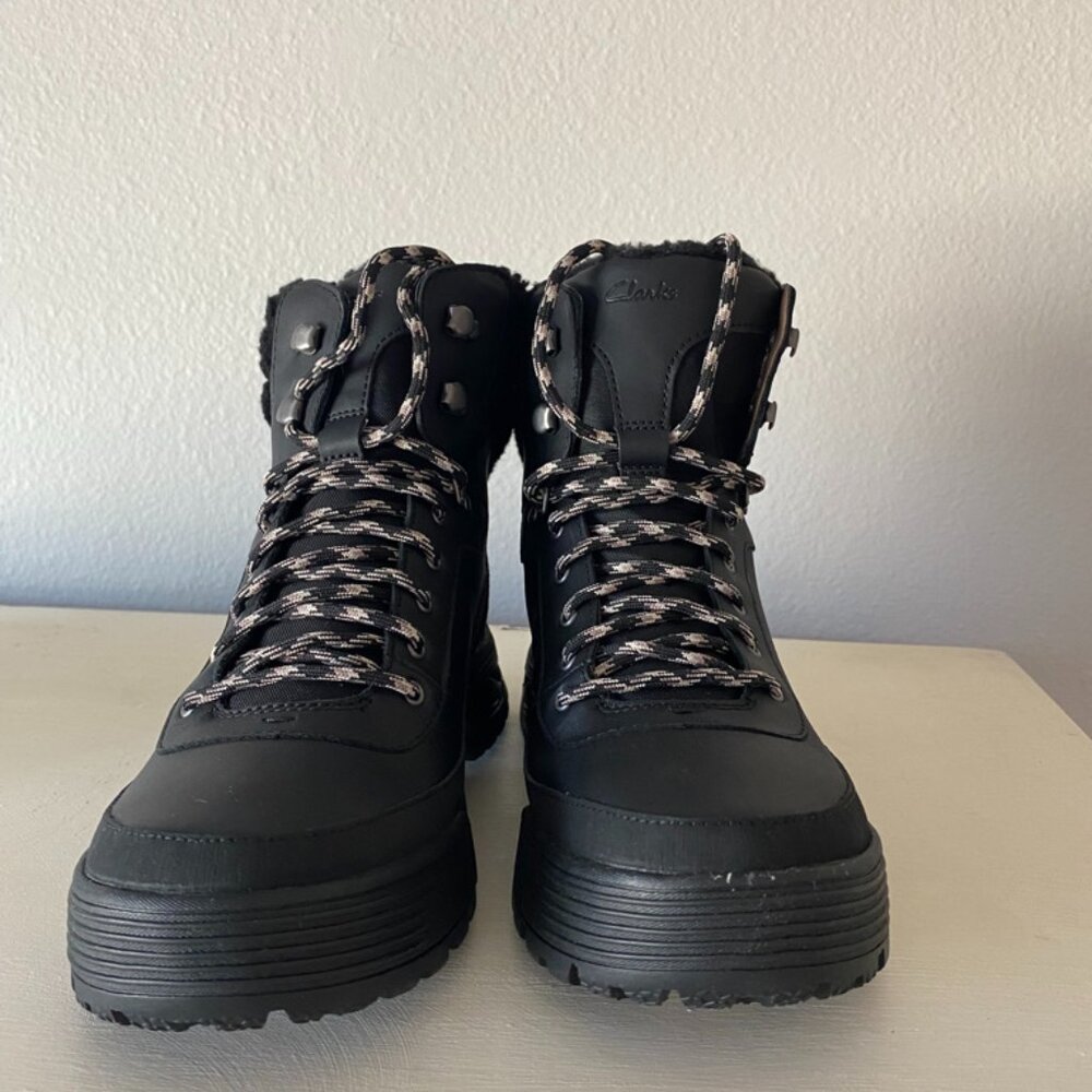 CLARKS ATL HIKE TOP GORE-TEX BLACK WARMLINED COMBINATION SIZE 10